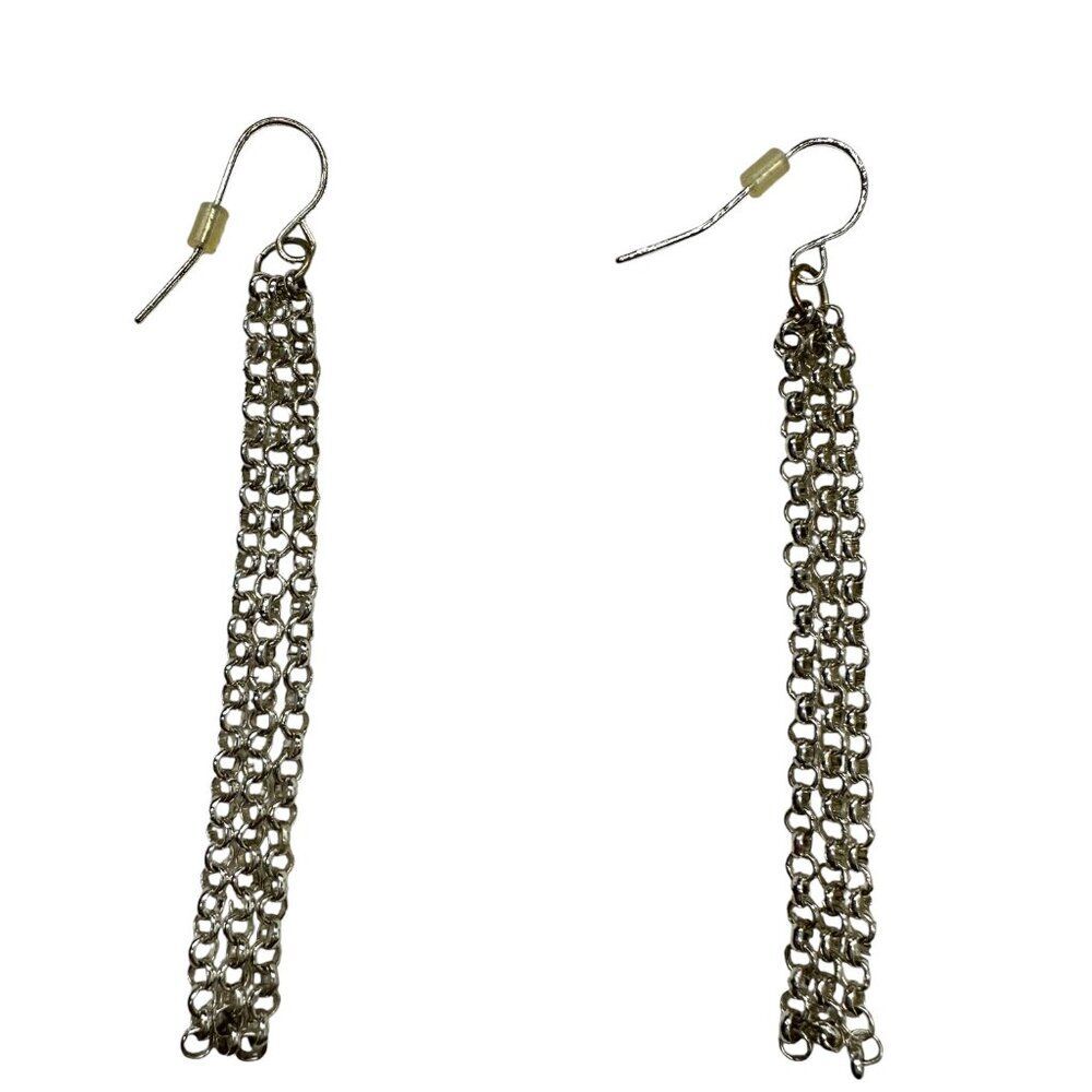 Silver Chain Dangles